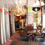 当社2階にはブランド生地の展示多数!お客様のぞれぞれのお部屋に合った生地選びをお手伝いします。